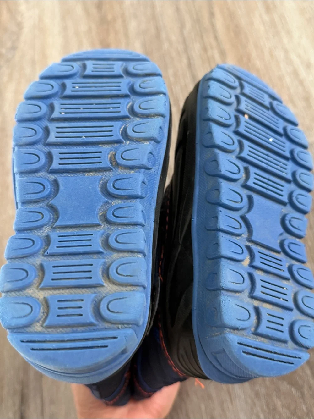 Kids Navy Blue Winter Snow Boots